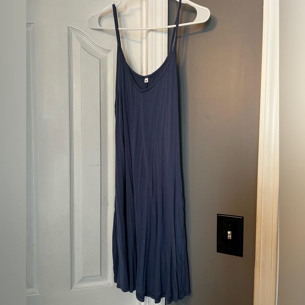 Spaghetti strap tank mini dress medium